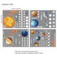 thumbnail image 3 of HOARBOEG 397pcs Luminous Solar System Nine Planets Luminous Stickers Star Meteors Decorative Wall Stickers, 3 of 9