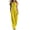 Yellow, variant on PBFRDSJ Women's Halter Neck Front Zip Jumpsuit Spaghetti Strap Wide Leg Casual Jumpsuits with Pockets Sizes S-2XL