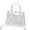 White, variant on Transparent Fashion Tote Bag Versatile Shoulder Handbag For Shopping Gym And Travel