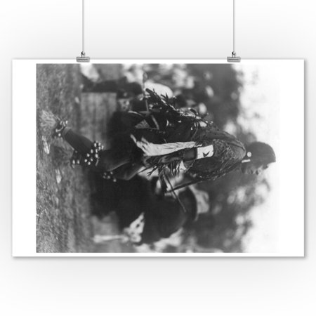 - Chief Turtle Does Indian Storm Dance Photograph (9x12 Art Print, Wall Decor Travel Poster)