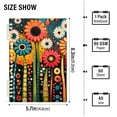 thumbnail image 2 of FORMRS 1-Subject Spiral Notebook 8" x 5" College Ruled 60 Refillable Sheet A5 Hard Cover, 2 Pack, Red Colorful Flowers with Dots, 2 of 7