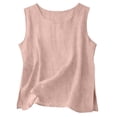 thumbnail image 6 of Shadoumai Women Cotton Linen Tank Tops Loose Fit Casual Sleeveless Summer Linen Shirts Lightweight Gauze Crewneck Camisole 2026, 6 of 6