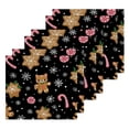thumbnail image 3 of BZSMCE Towel Cotton Face Towel Soft Hand Towels Fashion Cat Cookie Holiday Pattern, 3 of 9