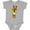 AC-Heather Grey, variant on Inktastic Cute Giraffe Boys or Girls Baby Bodysuit