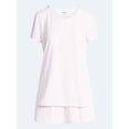 thumbnail image 6 of Joyspun Women's Lightweight Short Sleeve Sleep Tee and Shorts Set, 2-Piece, Sizes XS-3X, 6 of 6