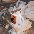 thumbnail image 5 of 3dRose, Le Chat Noel - advertising, art nouveau, black cat, cat, cats, chat noir, le chat, 11oz Mug, 5 of 7
