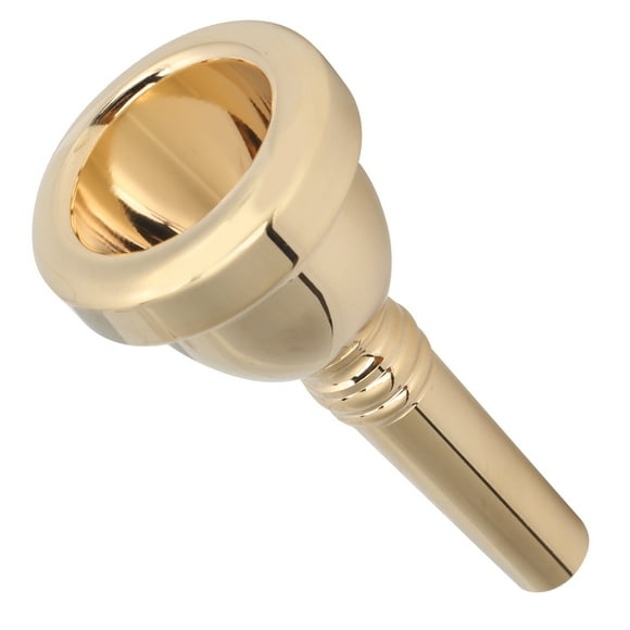 Boquilla de cuerno de 1/2 pulgada Accesorio de instrumento musical de cobre duradero para trombón tenorOro
