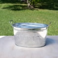 thumbnail image 6 of Refreshments Oval Stainles Steel Galvanized Beverage Tub, 6 of 6