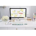 thumbnail image 3 of French Koko Keyboard and Mouse Wrist Rest Support Superior Arm Wrist Pad Comfort Memory Foam Desk Home Office School Computer Laptop Pc, Non Slip Cute Cute Cactus, 3 of 6