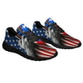 thumbnail image 6 of Puerto Rican American flag Shoes Sneakers Black Size 11, 6 of 7