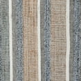 thumbnail image 4 of Luna 5 x 8 Area Rug Handwoven Wool Stripes Natural and Gray Jute Cotton- Saltoro Sherpi, 4 of 5