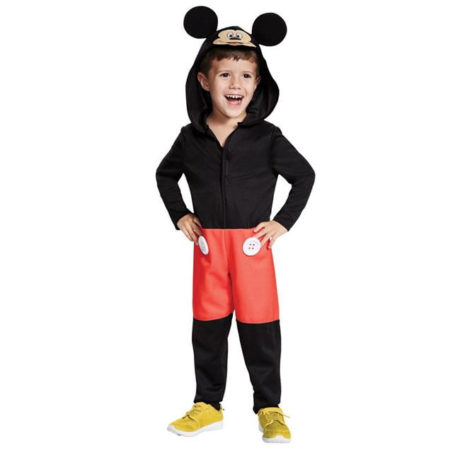 Mickey Mouse Theme Jumpsuit With Fanny Pack-Neon Green & Pink – Greenbell