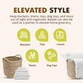 thumbnail image 4 of KOUBOO Handwoven Decorative Storage Basket, X-Large, Twisted Sea Grass, 4 of 7