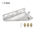 thumbnail image 3 of Uxcell Stainless Steel Hinge Freezer Door Hinges Inner Column Hinge Left for Refrigerator with Screws Pack of 2, 3 of 5