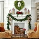 thumbnail image 1 of Corona Navideña de Invierno para Puerta de Entrada, 50 Cm, Guirnalda de Pino Verde Artificial | Decoración Navideña Grande para Interiores y Exteriores | Plástico Ligero y Duradero, Ideal para Decora, 1 of 6