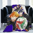 thumbnail image 6 of Haikyu Blanket, Anime Throw Blanket For Bed Sofa Couch, Super Soft Flannel Blanket For Bedroom Livingroom, 40"X30", 6 of 9