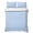 SkyBlue, variant on Queen Quilt Set 90''x96'', Red Pink Stripe Lightweight Summer Bedspread Coverlet Set with 2 Pillow Shams, Geometric White Vertical Striped Breathable All Season Quilt Bedding for Bedroom/Guest Room