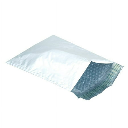 Office Depot® Brand Bubble-Lined Poly Mailers, 8 1/2" x 14 1/2", White, Box Of 25