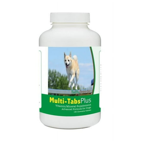 Healthy Breeds 840235171386 Norwegian Buhund Multi-Tabs Plus Chewable Tablets - 180 Count