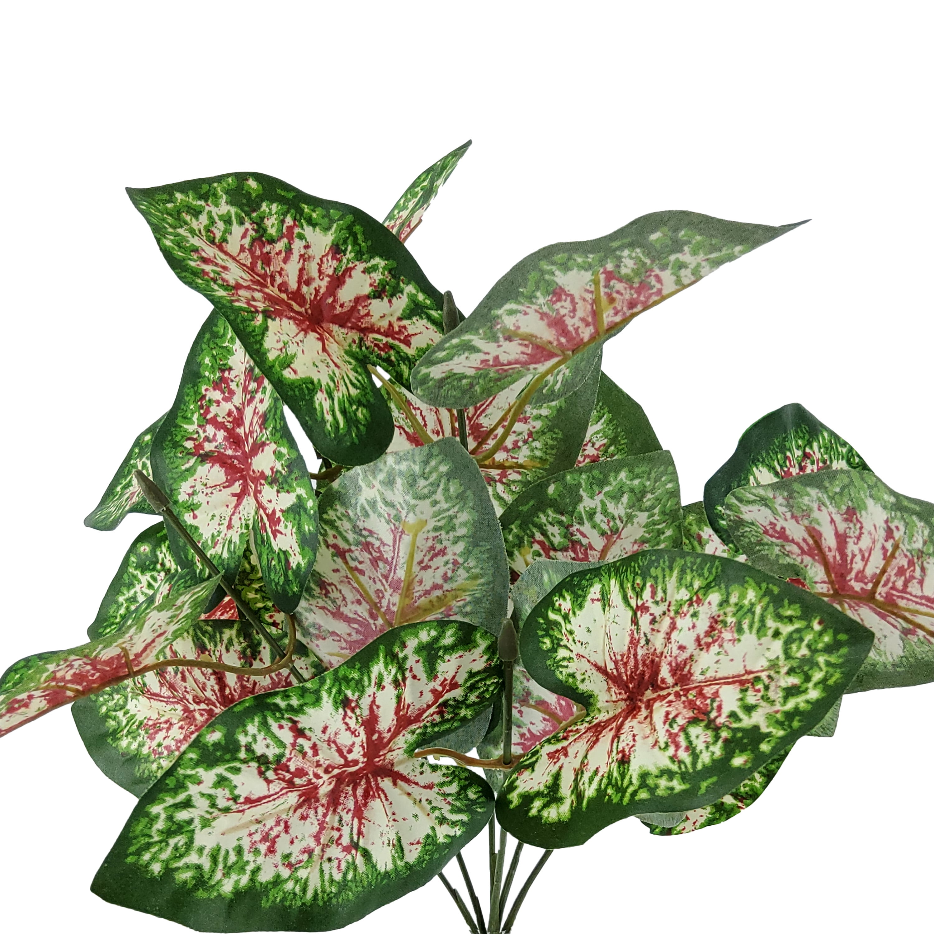 (4 pack) Mainstays 13" Indoor Artificial Green Watermelon Plant Pick, Green Color. Pot Not Included