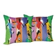 thumbnail image 6 of Ambesonne Sports Throw Pillow Cover 2 Pack, Football Soccer Modern, 18", Multicolor, 6 of 6