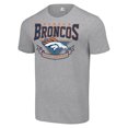 thumbnail image 2 of Men's Starter Heather Gray Denver Broncos 80s Inspired Team Logo T-Shirt, 2 of 3