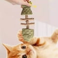 thumbnail image 5 of Fufafayo under $5 Catnip Chew Toy, Cat Chew Toy, Natural Fishbone Catnip and Silvervine Toy for Dental Health, Interactive Chew Stick to Keep Cats Entertained, Boredom Relief for Indoor Cats, 5 of 5