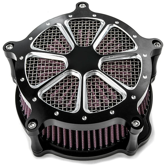 Krator Turbine Edge Cut Air Intake Kit Compatible with Harley Sportster XL1200 Iron 883 Forty Eight Sportster Iron 883 XL883N 2009-2017