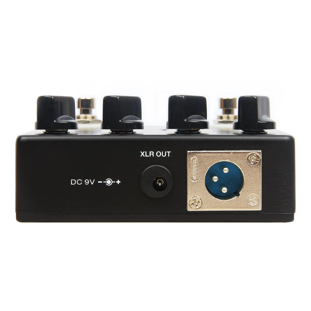 GOKKO SpanishFly GK-32 Acoustic Guitar Pedal – DI Box Preamp with Anti-Feedback, Treble Boost & True Bypass – For Stage & Studio Use
