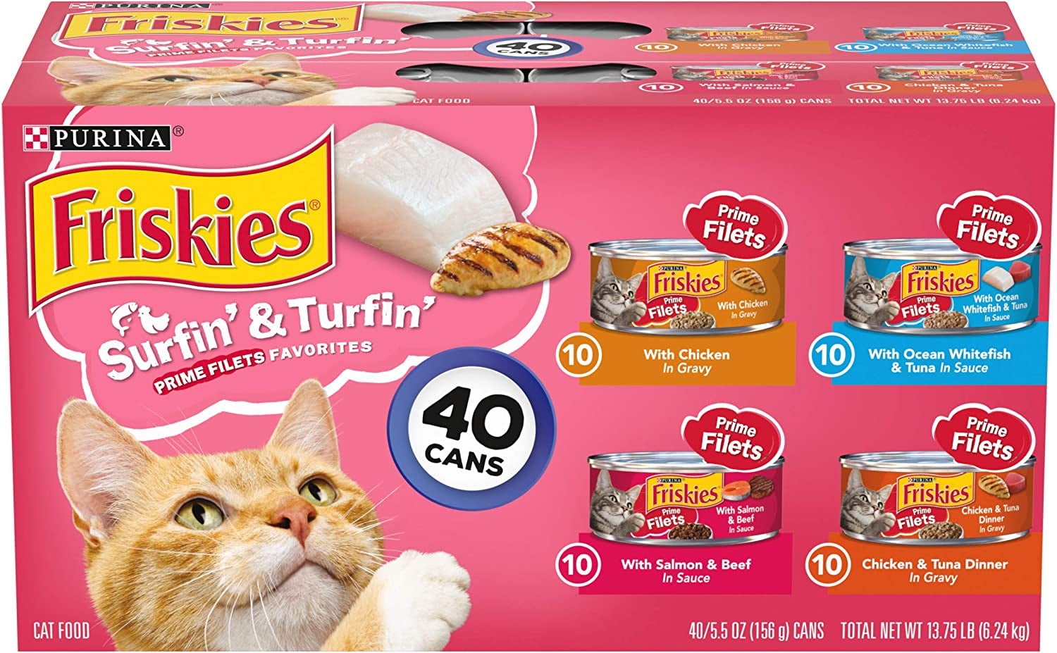 Friskies Purina Wet Cat Food Variety Pack