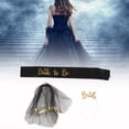 thumbnail image 4 of Bride To Be Tiara Encuadernación Clásica Bride To Be Satin Sash Para Despedidas De Soltera Para Despedida De Soltera ANGGREK Arte y Manualidades, 4 of 8