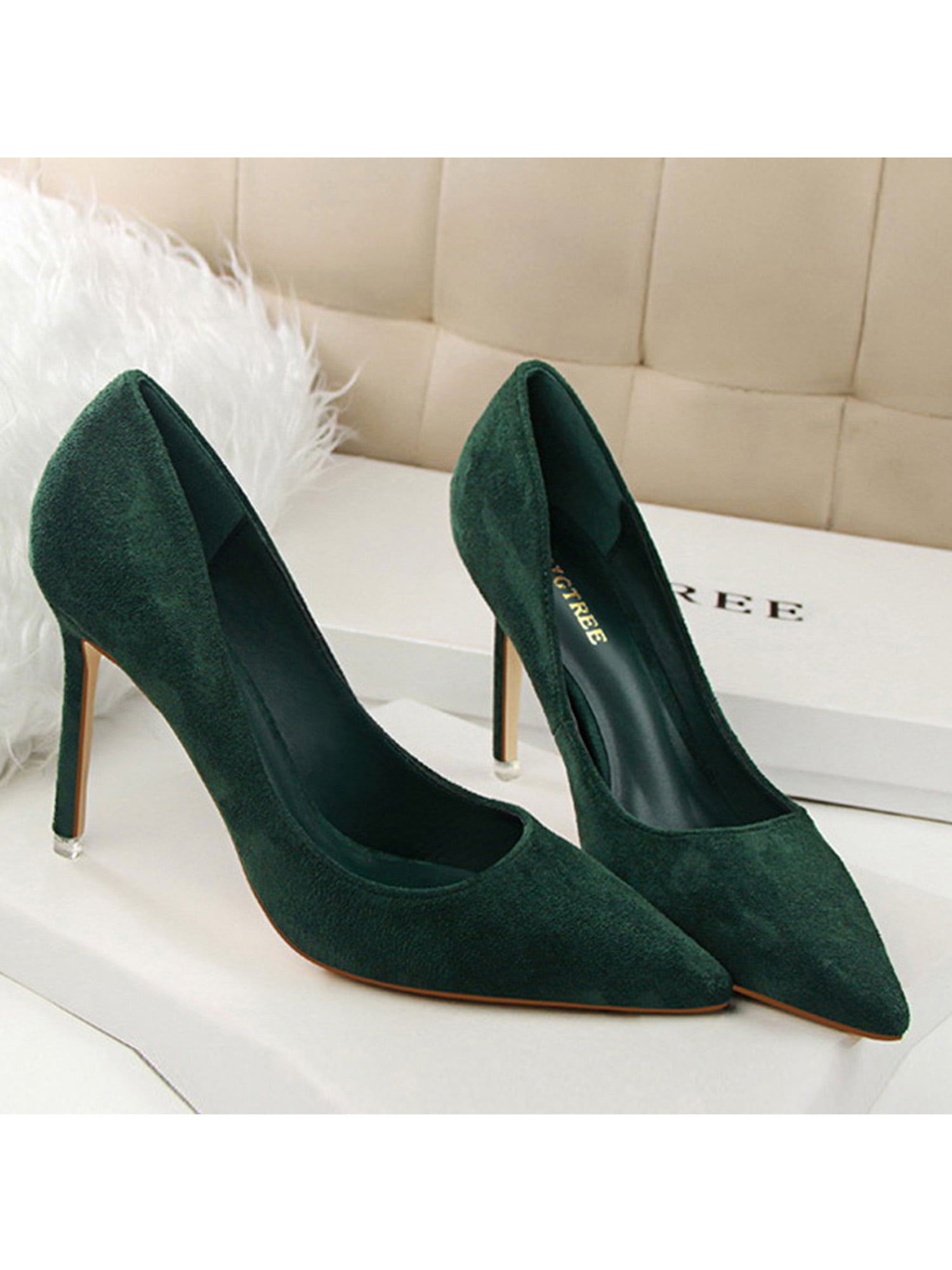 Pinterest | Green high heels, Green heels, Fashion shoes heels