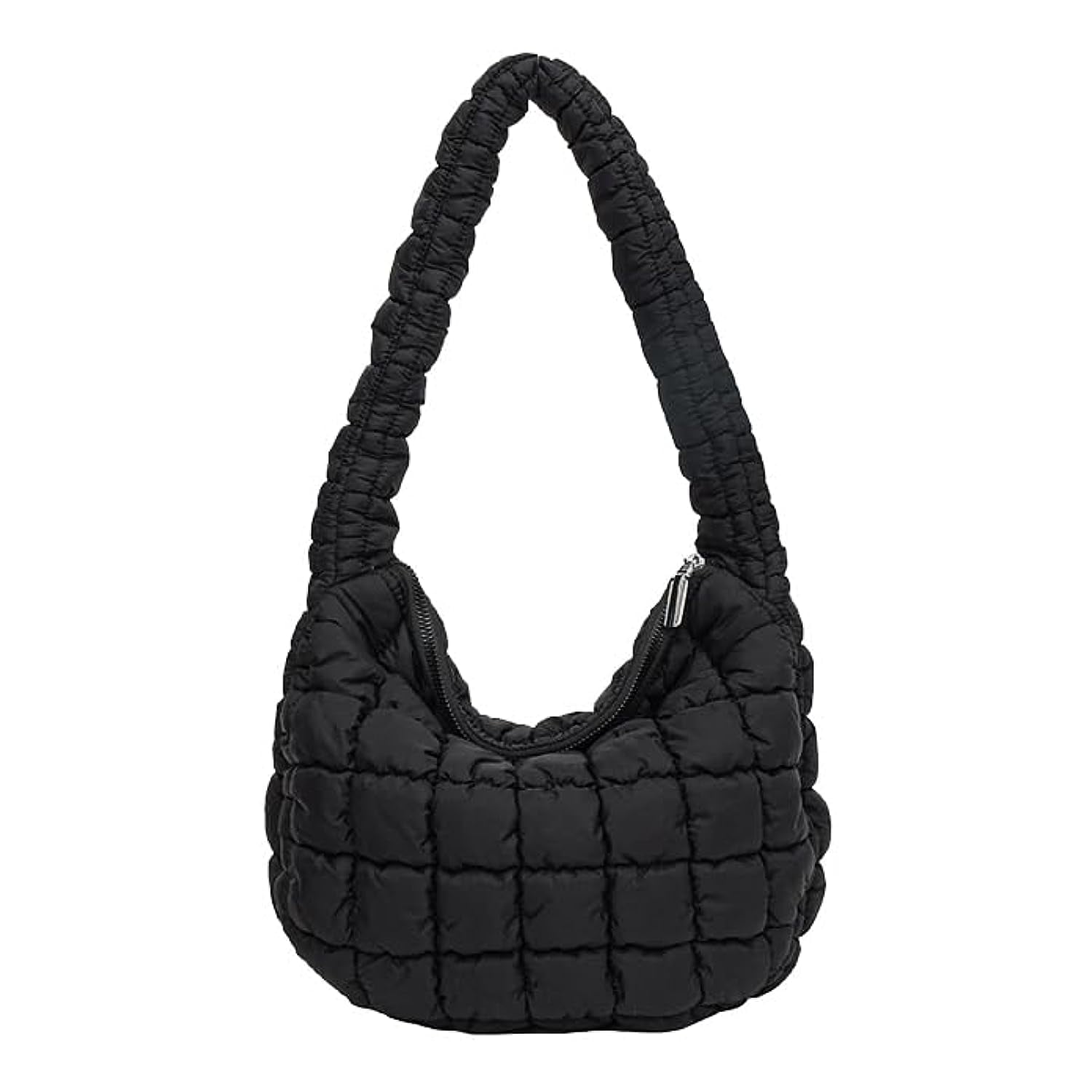Quilted Tote Bag for Women Puffer Bag Lightweight Padding Shoulder Bag ...