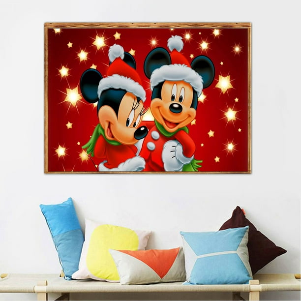 5D Diamond Painting Mickey Mouse Retro and Today Kit