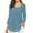 Light Blue, variant on Dressy Tops for Women, Women's Pleated 3/4 Sleeve Glitter Shirts Casual Flowy Blouses Mesh Layered Tunic Tops (XL, Green)