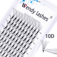 thumbnail image 2 of Pestañas postizas Wendy, extensiones de pestañas prefabricadas con volumen ruso, pestañas postizas sueltas naturales de visón sintético, extensiones de pestañas coreanas, maquillaje, 2 of 5