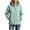 Green, variant on Women’s Portable Packable Rain Windbreaker, Lightweight Waterproof Hooded Raincoat For Hiking Cycling Vacation White XS