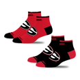 thumbnail image 1 of Calcetines For Bare Feet NCAA Georgia Bulldogs, paquete de 2, juveniles, 1 of 3