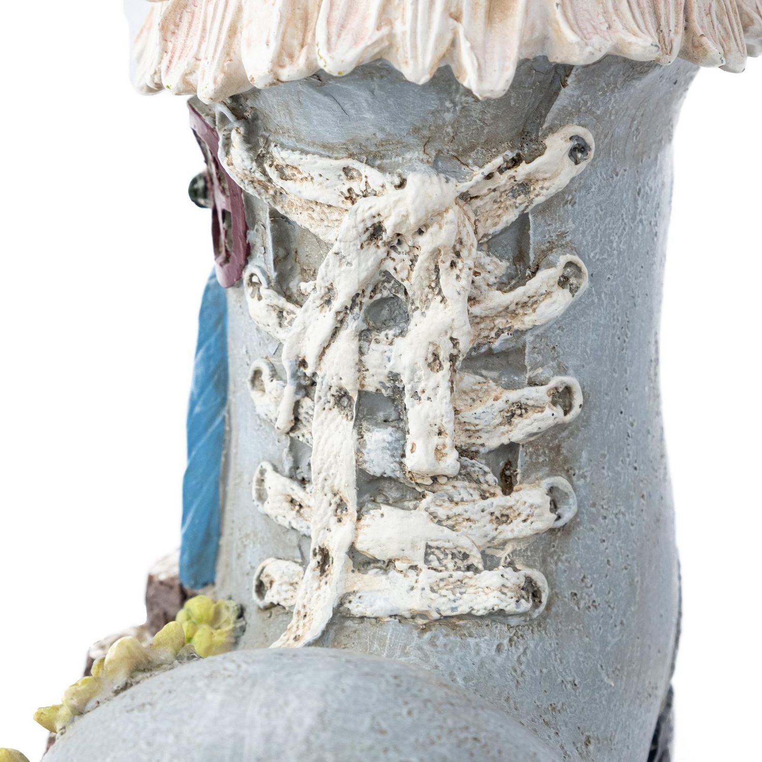 HOMETRENDS GARDEN STATUES - PINK/GREY BOOT