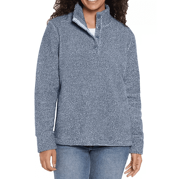 Eddie Bauer Women's Pullover Sweater (Lt Harbor, Large)