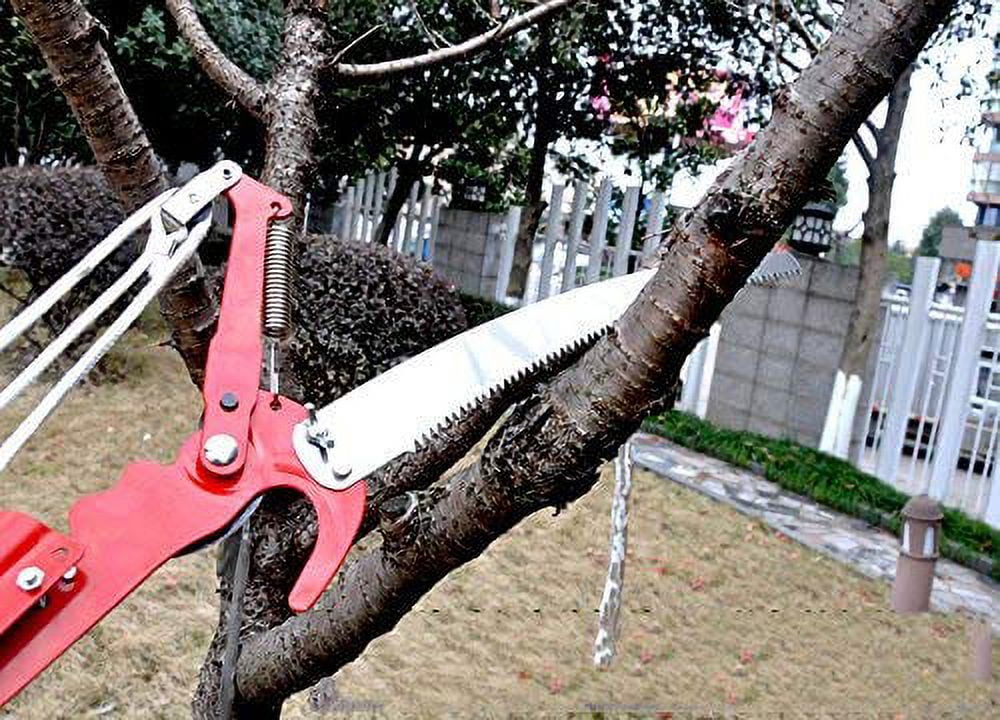 INTSUPERMAI 26 Feet Length Tree Pole Pruner Tree Saw Garden Tools Hand Saws Tree Branch Trimmer Cutter Loppers