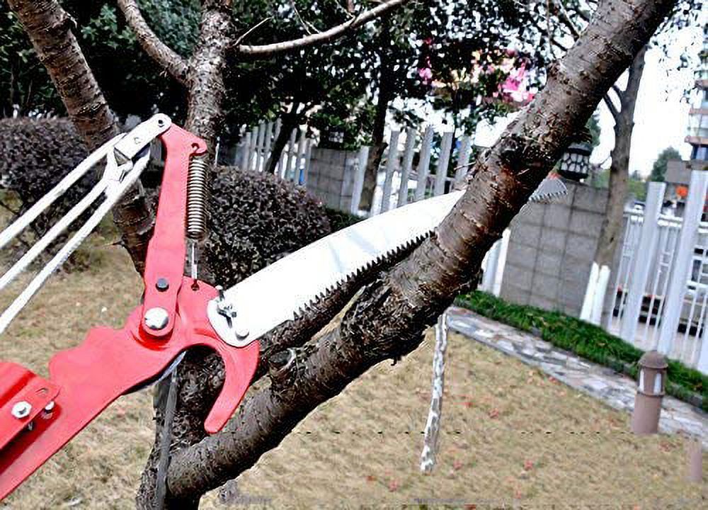 INTSUPERMAI 26 Feet Length Tree Pole Pruner Tree Saw Garden Tools Hand Saws Tree Branch Trimmer Cutter Loppers - image 5 of 7