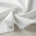 thumbnail image 5 of REGALWOVEN 6 Pack Cloth Napkins, Cotton Reusable with Tassel Table Dinner Napkins for Restaurant, Weddings, Events, and Parties White 18x18inch, 5 of 6