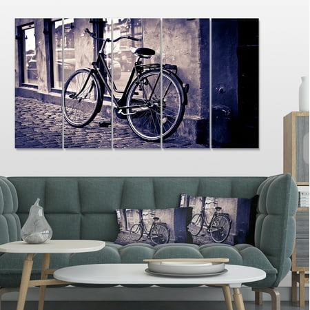 Classic Vintage City Bicycle - Landscape Canvas Wall Art | Walmart Canada