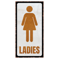 thumbnail image 1 of Dames Wc B2B Avertissement Décoration Murale, 1 of 1