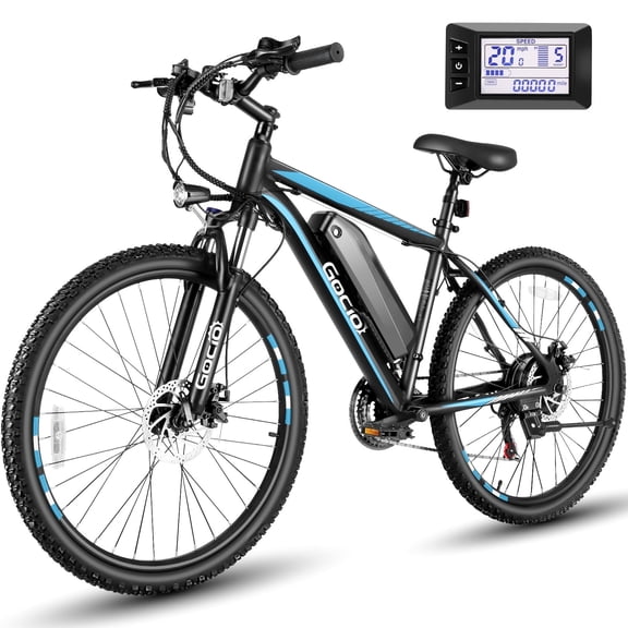 Gocio UL2849 Certified 26" Electric Bike for Adults, 750W Peak Motor, 48V 7.8Ah Battery, 19.8MPH Max Speed, Off-Road Mountain E-bike