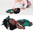 thumbnail image 3 of Muñecas Reborn Muñeca De Juguete Portátil Cómoda Negra 35 Cm ​​Niños Suaves para Niñas De 3 Años Mayores Regalos De Cumpleaños ANGGREK  Otros, 3 of 8