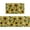 Sunflower Colorful, variant on Brown Kitchen Rug Mat Decor Country Rustic Farmhouse Kitchen Rugs Sets of 2 Washable Non-Slip Kitchen Mats for Floor Set of 2