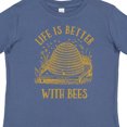 thumbnail image 4 of Inktastic Life's Better with Bees Boys or Girls Toddler T-Shirt, 4 of 5