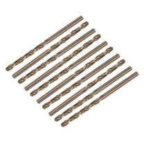 Uxcell Metric Twist Drill Bit 3mm Drilling Dia HSS Cobalt Round Shank 10packs